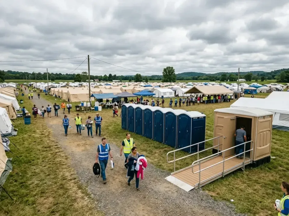 disaster-relief-camp-restrooms-010 — frequently asked questions, Dumpster & Portable Bathrooms Rental in Heyworth, IL